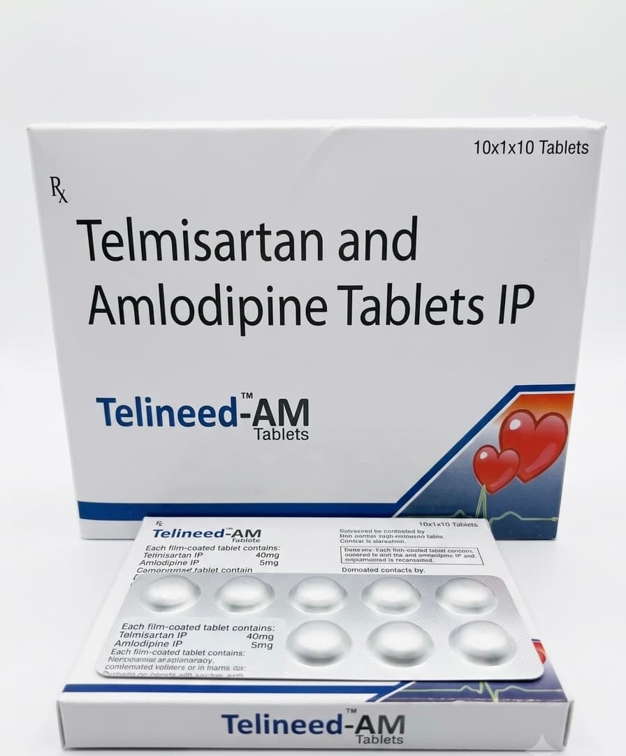 Telineed-AM — Telmisartan 40 mg and Amlodipine 5 mg Tablets IP