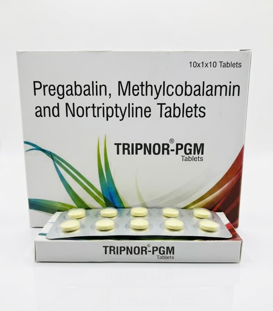 Tripnor-PGM — Pregabalin, Methylcobalamin and Nortriptyline Tablets