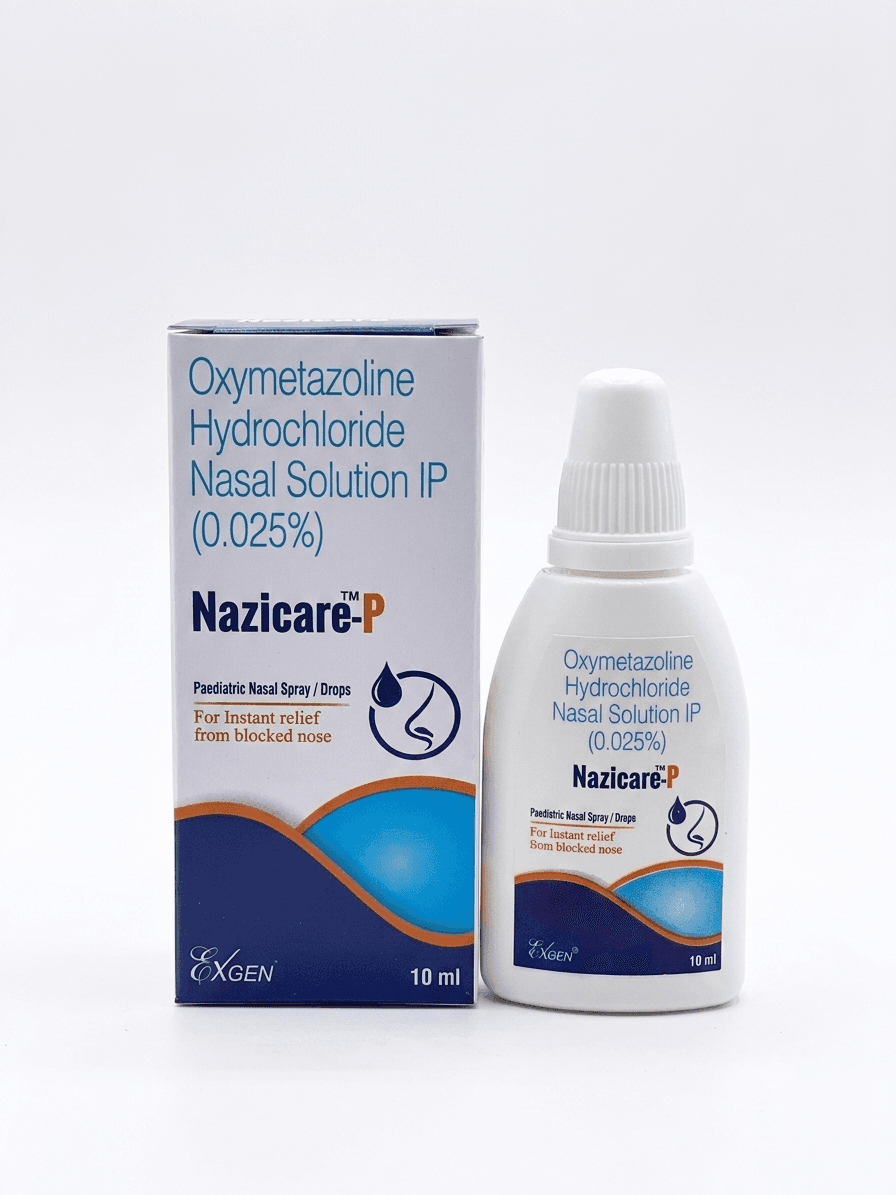 Nazicare-P — Oxymetazoline Hydrochloride Nasal Solution IP 0.025%