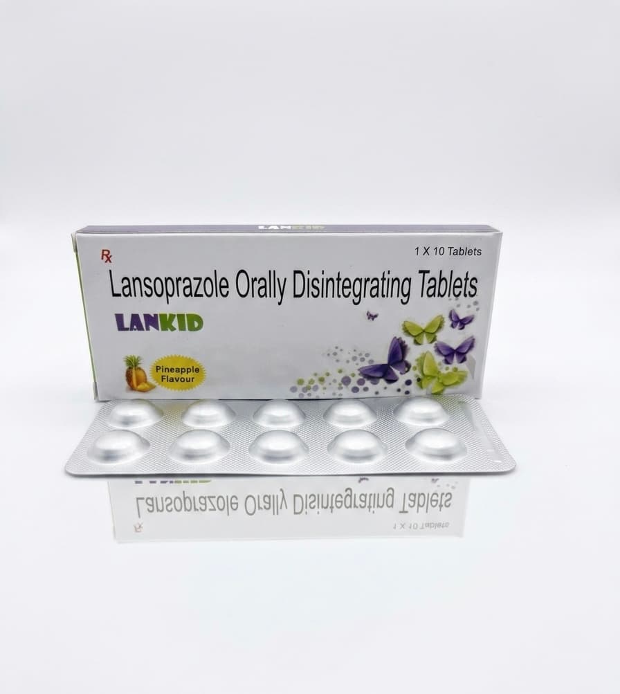 Lankid — Lansoprazole Orally Disintegrating Tablets — Pineapple Flavour