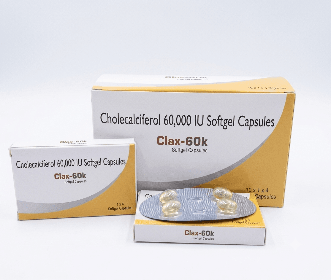 Clax-60k — Cholecalciferol 60,000 IU Softgel Capsules