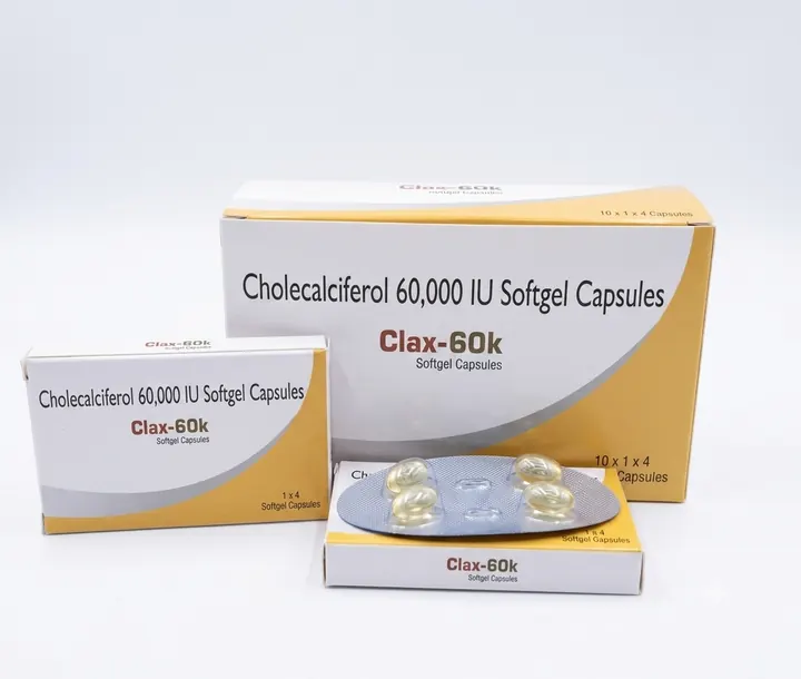 Clax-60k — Cholecalciferol 60,000 IU Softgel Capsules