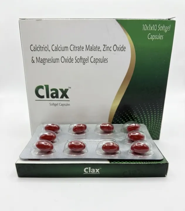 Clax — Calcitriol, Calcium Citrate Malate, Zinc Oxide & Magnesium Oxide Softgel Capsules