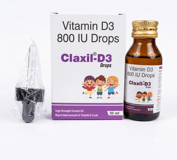 Claxil-D3 Drops — Vitamin D3 800 IU Drops — 30 ml