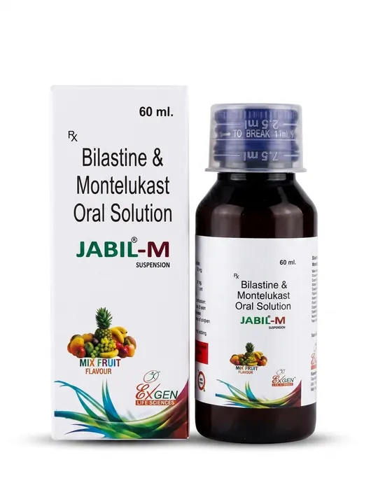 JABIL-M Suspension — Bilastine & Montelukast Oral Solution — Mix Fruit Flavour, 60 ml