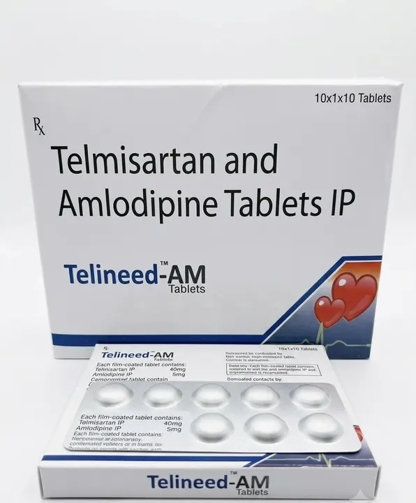 Telineed-AM — Telmisartan 40 mg and Amlodipine 5 mg Tablets IP